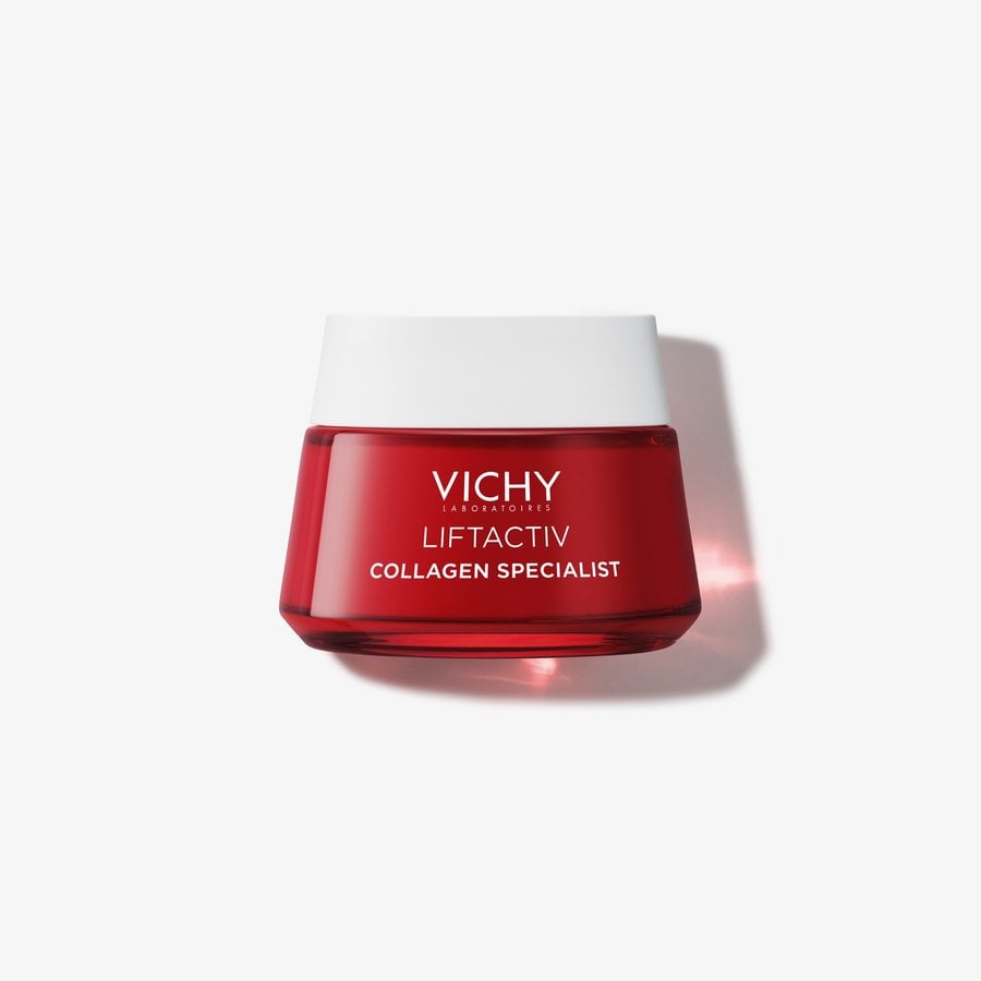 Vichy LiftActiv Collagen Specialist Collagel Anti-Wrinkle & Firming Face Gel-Cream 50ml, Lightweight Peptide Moisturiser with Vichy Volcanic Water for Firmer, Smoother-Looking Skin