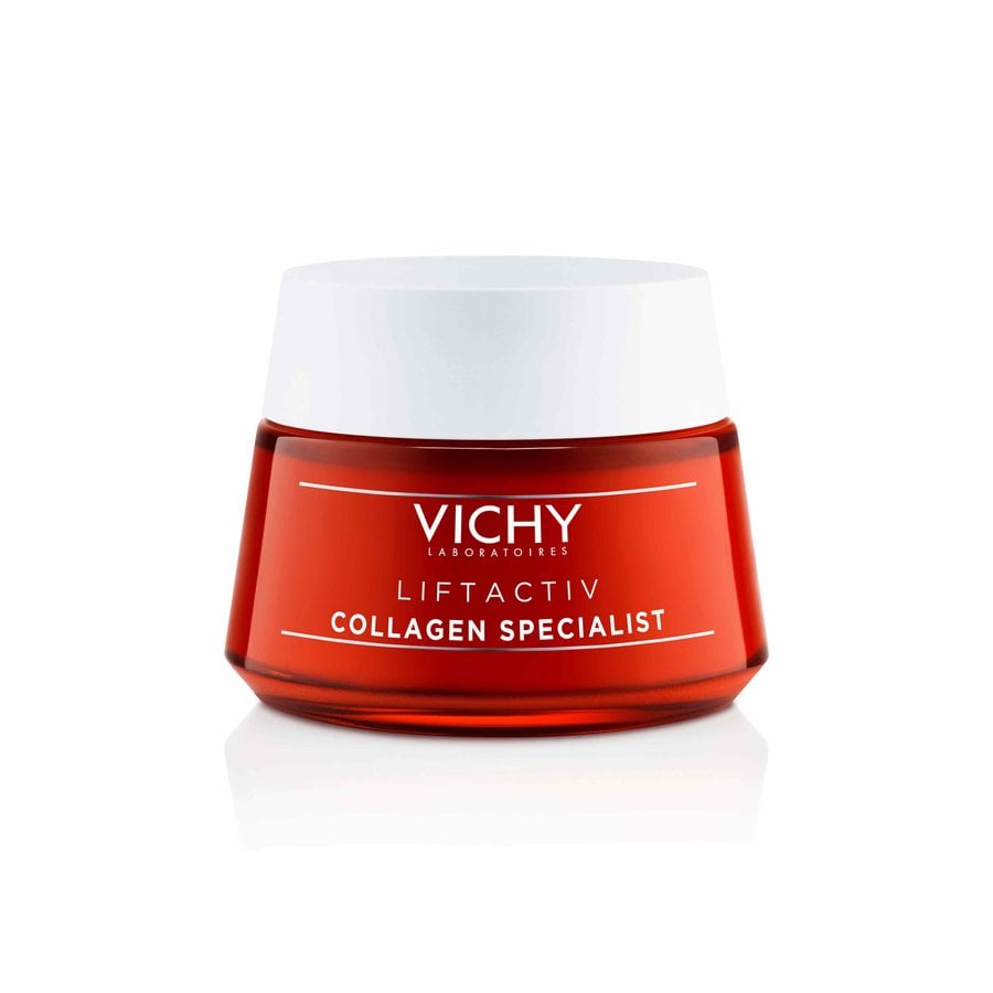 Vichy LiftActiv Collagen Specialist Collagel Anti-Wrinkle & Firming Face Gel-Cream 50ml, Lightweight Peptide Moisturiser with Vichy Volcanic Water for Firmer, Smoother-Looking Skin