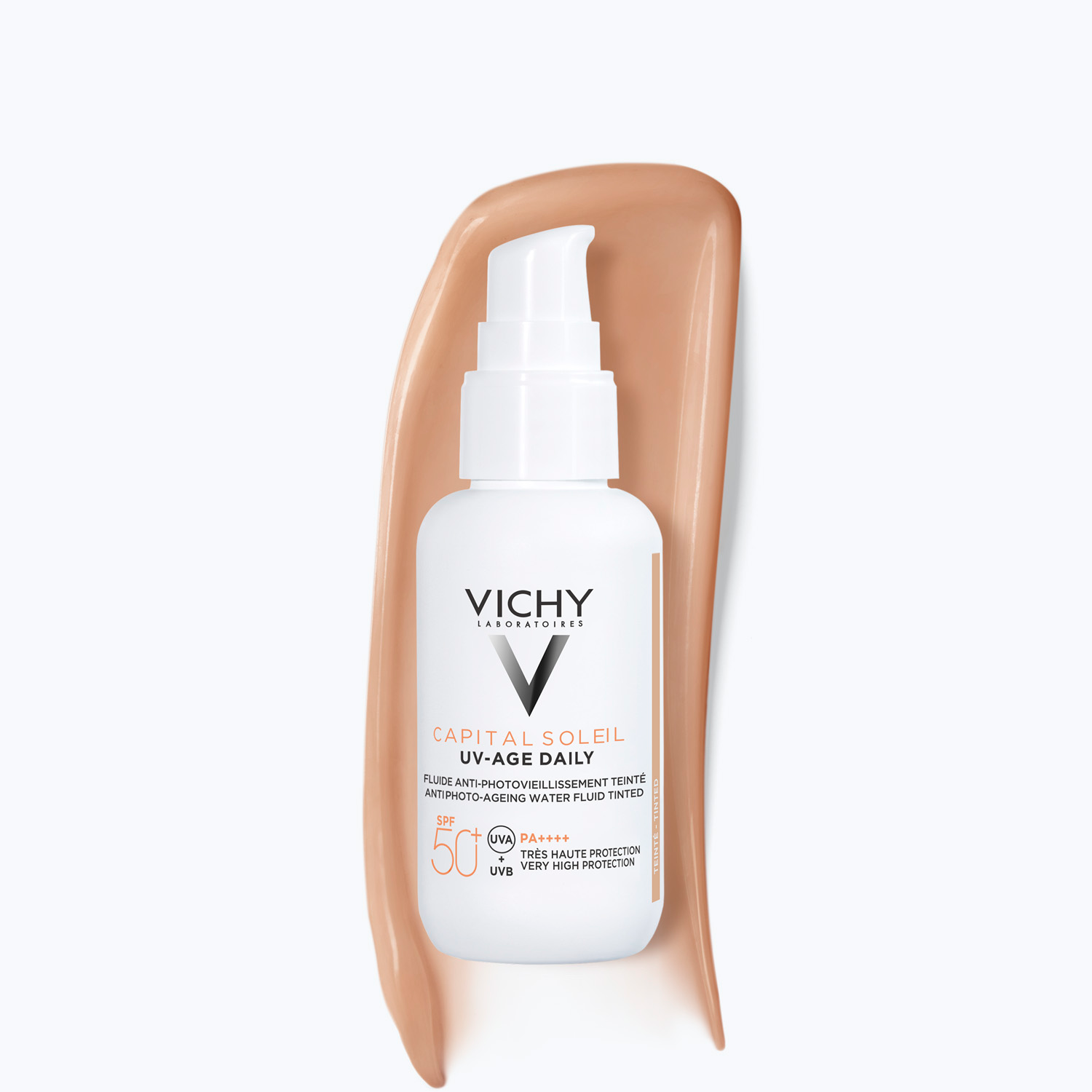 Vichy spf 50 для лица. Vichy солнцезащитный флюид spf50+. Vichy Capital Soleil UV-age Daily spf50+. Виши флюид солнцезащитный 50+. Виши невесомый солнцезащитный флюид.