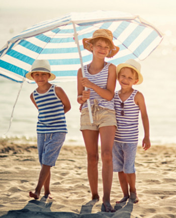 Vacation in the sun: protection for the whole family!